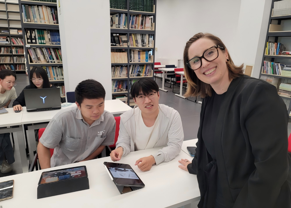 Project review with students